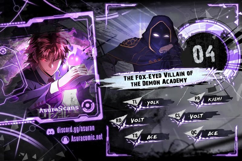 The Fox-Eyed Villain of the Demon Academy Chapter 4 - Page 1