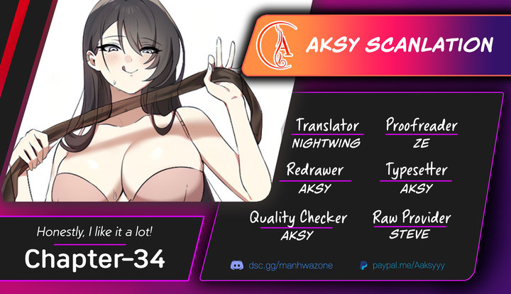 Honestly, I Like You a Lot! Chapter 34 - Page 1