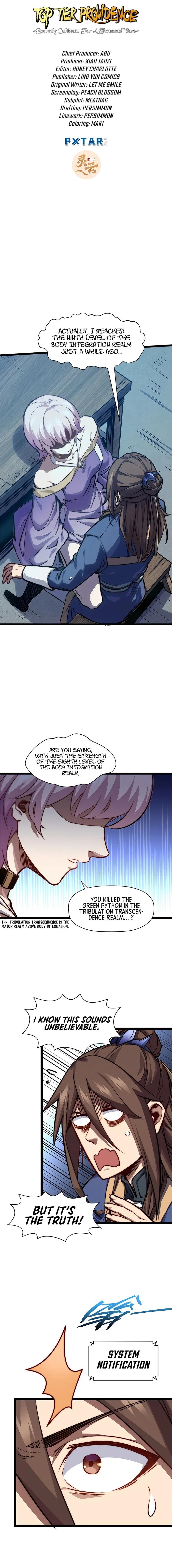 Top Tier Providence - Secretly Cultivate for a Thousand Years Chapter 116 - Page 1