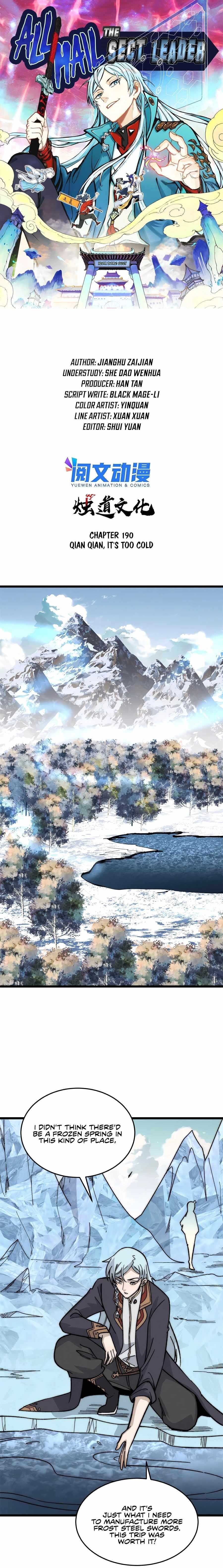 All Hail the Sect Leader Chapter 190 - Page 1