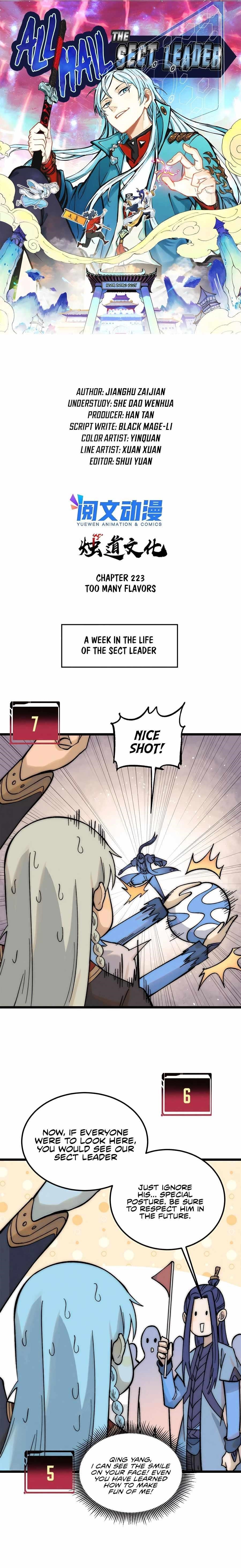 All Hail the Sect Leader Chapter 223 - Page 1