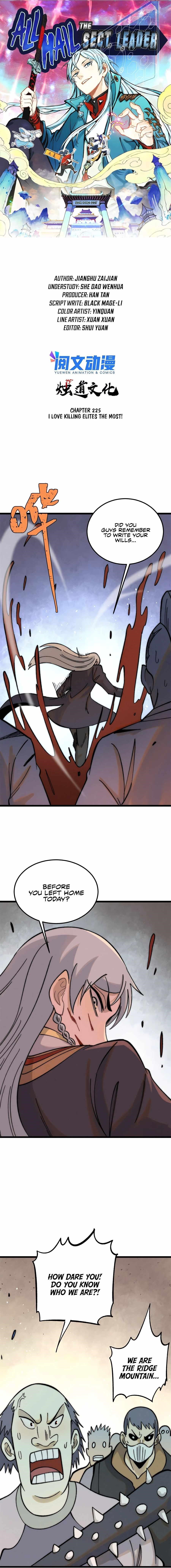 All Hail the Sect Leader Chapter 225 - Page 1