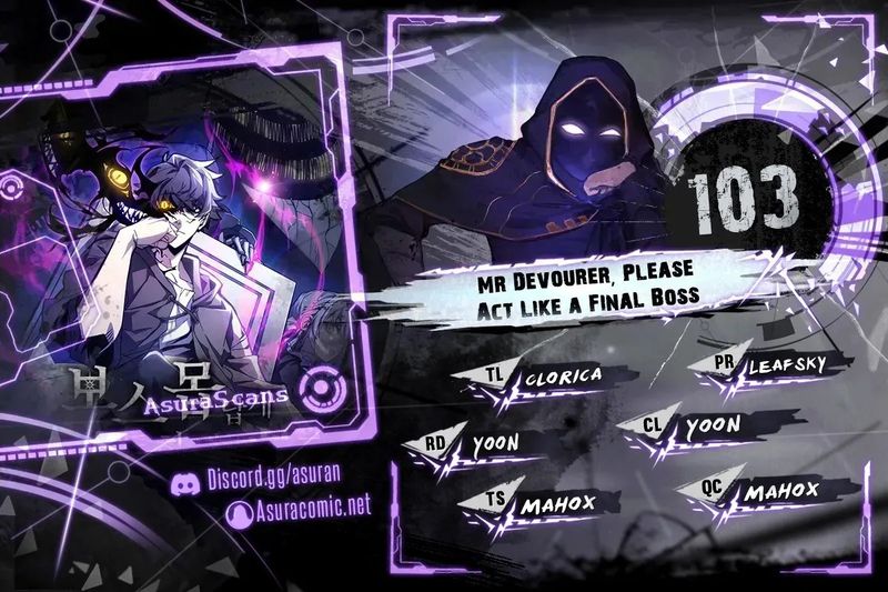 Mr Devourer, Please Act Like a Final Boss Chapter 103 - Page 1