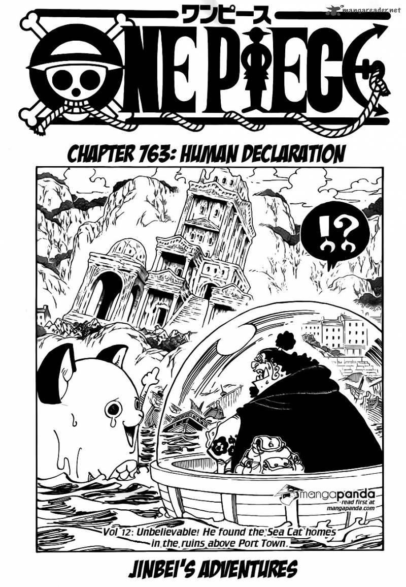 One Piece Chapter 763 - Page 1