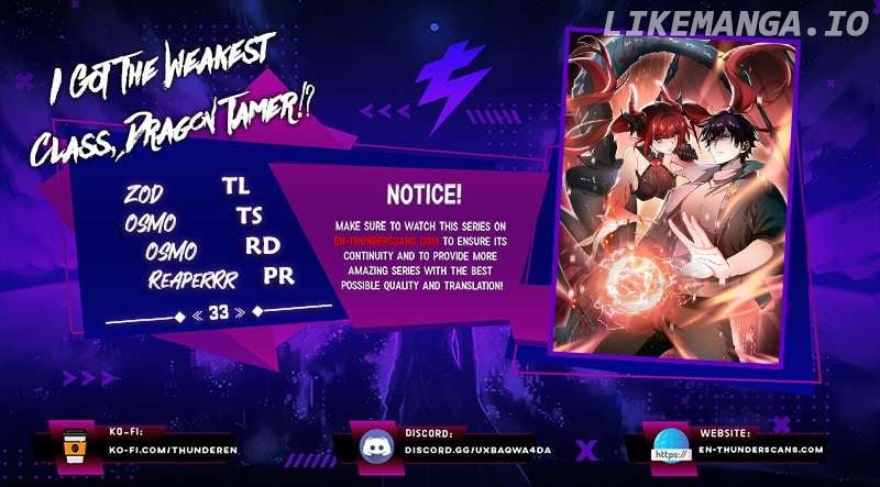 I Got The Weakest Class, Dragon Tamer!? Chapter 33 - Page 1