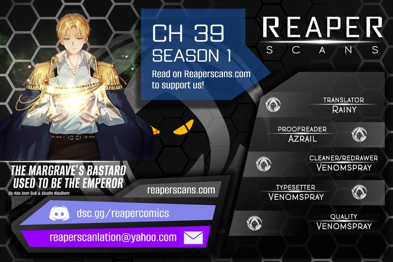 Margrave’s Bastard Son was The Emperor Chapter 39 - Page 1